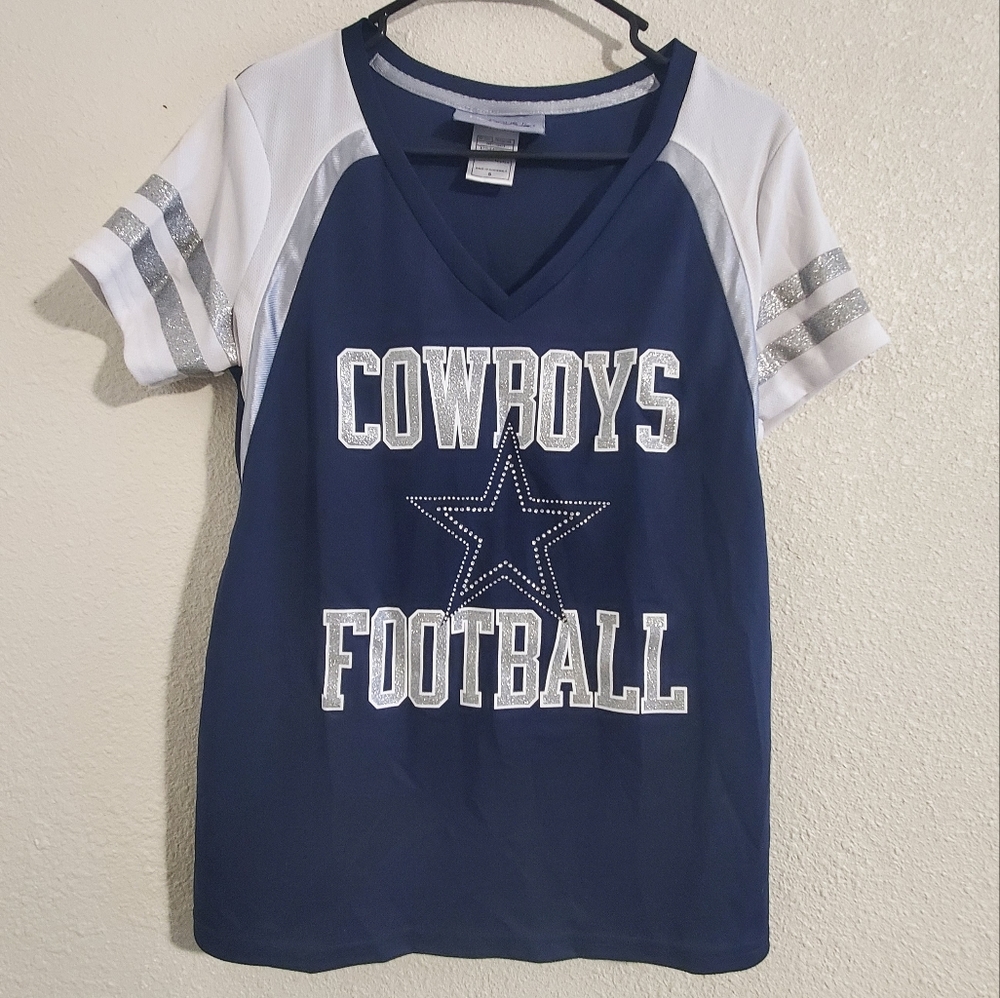 FINAL PRICE: Dallas Cowboys HerStyle Bedazzled Jersey